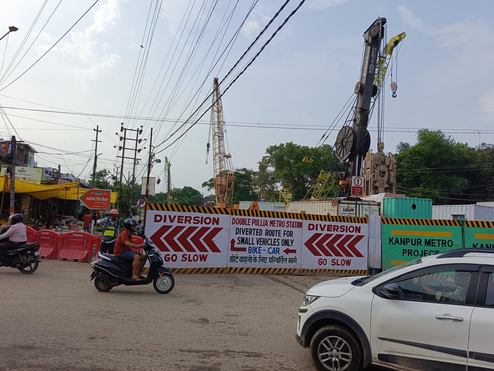 Kanpur metro Double puliya metro