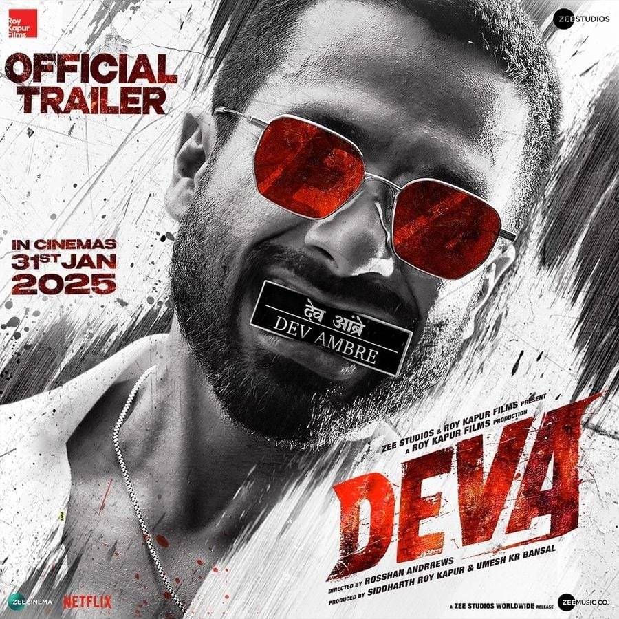 shahid kapoor in deva