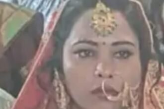 Police investigation at a house in Hathigaon, Kanpur after a newlywed's death.