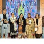 नई दिल्ली विश्व पुस्तक मेला 2026 में इंक पब्लिकेशन के लेखक मंच पर पुस्तक विमोचन समारोह।
