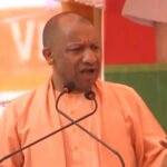 CM Yogi Adityanath addressing a massive rally in Bankura, West Bengal.