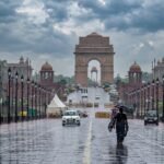 Rain and storm in Delhi NCR bringing relief from heat wave.