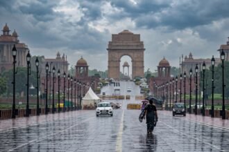 Rain and storm in Delhi NCR bringing relief from heat wave.