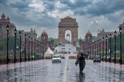 Rain and storm in Delhi NCR bringing relief from heat wave.