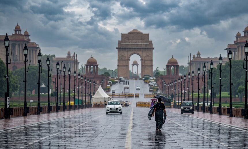 Rain and storm in Delhi NCR bringing relief from heat wave.